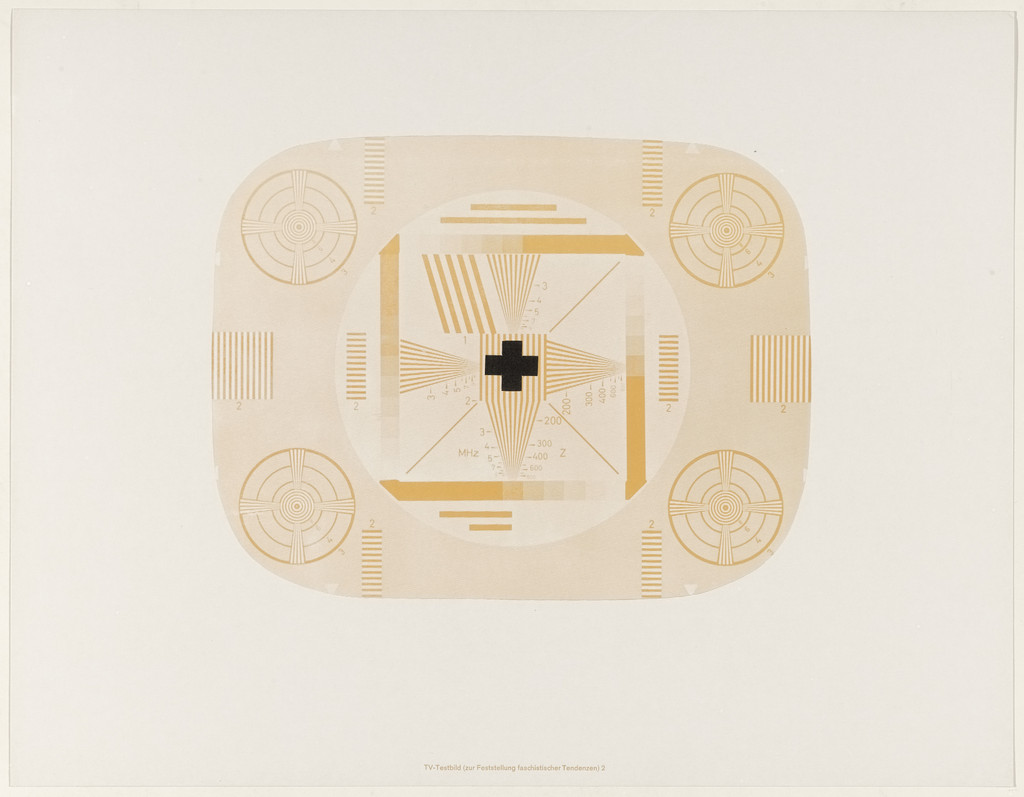 TV-Brown Tint, Test Pattern 2 (TV-Braunfarben, Testbild 2) from Weekend