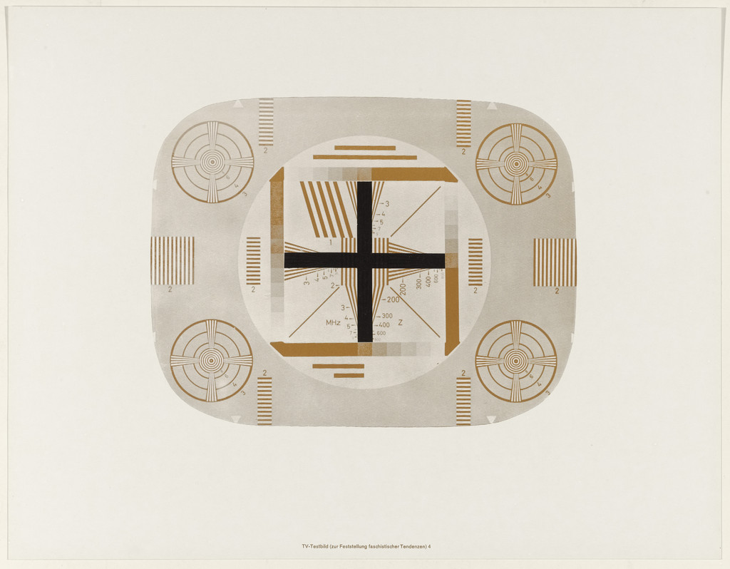 TV-Brown Tint, Test Pattern 4 (TV-Braunfarben, Testbild 4) from Weekend