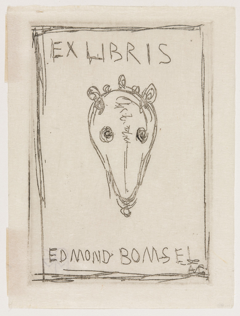 Ex Libris Edmond Bomsel