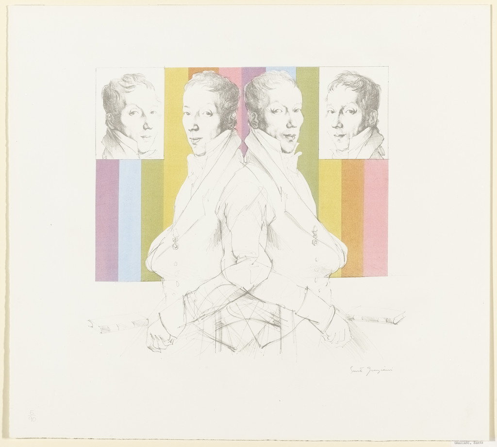 A Gentleman Repeated 2 x 2 Times from the portfolio Homage to Ingres