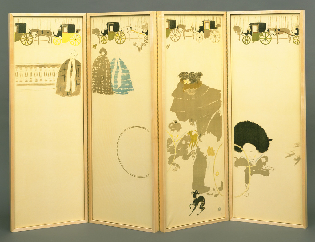 Nannies' Promenade, Frieze of Carriages (La Promenade des nourrices, frise de fiacres)