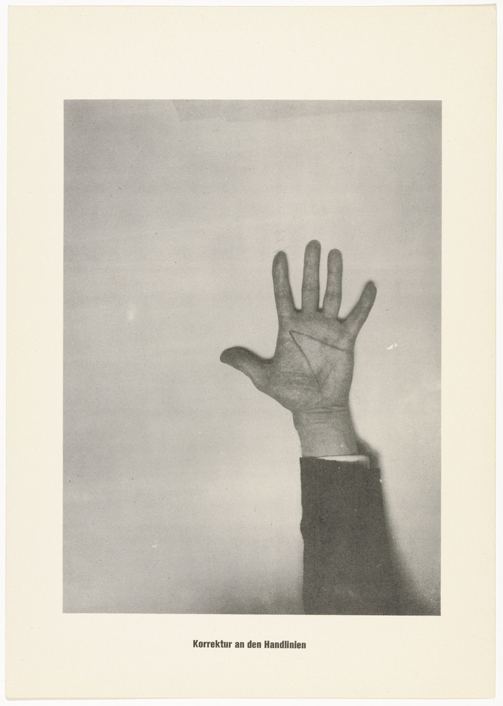 The Correction of the Lines of the Hand (Die Korrektur an den Handlinien) from .....Higher Beings Ordain (.....Höhere Wesen befehlen)