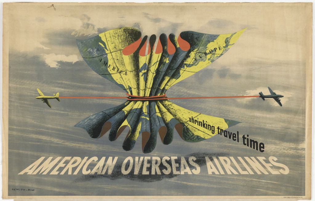 Shrinking Travel Time, American Overseas Airlines
