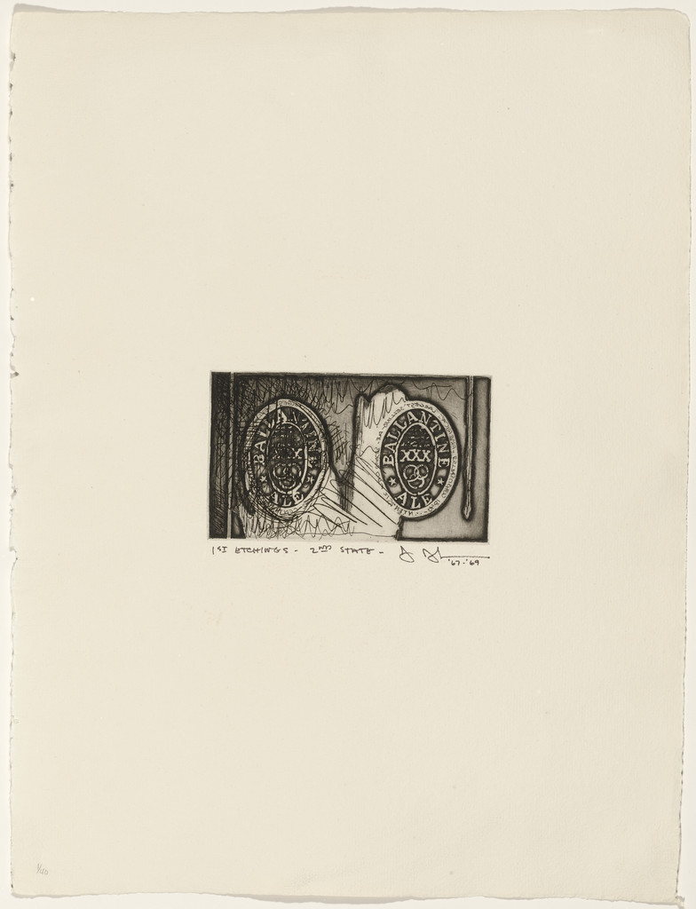 Ale Cans from 1st Etchings-2nd State