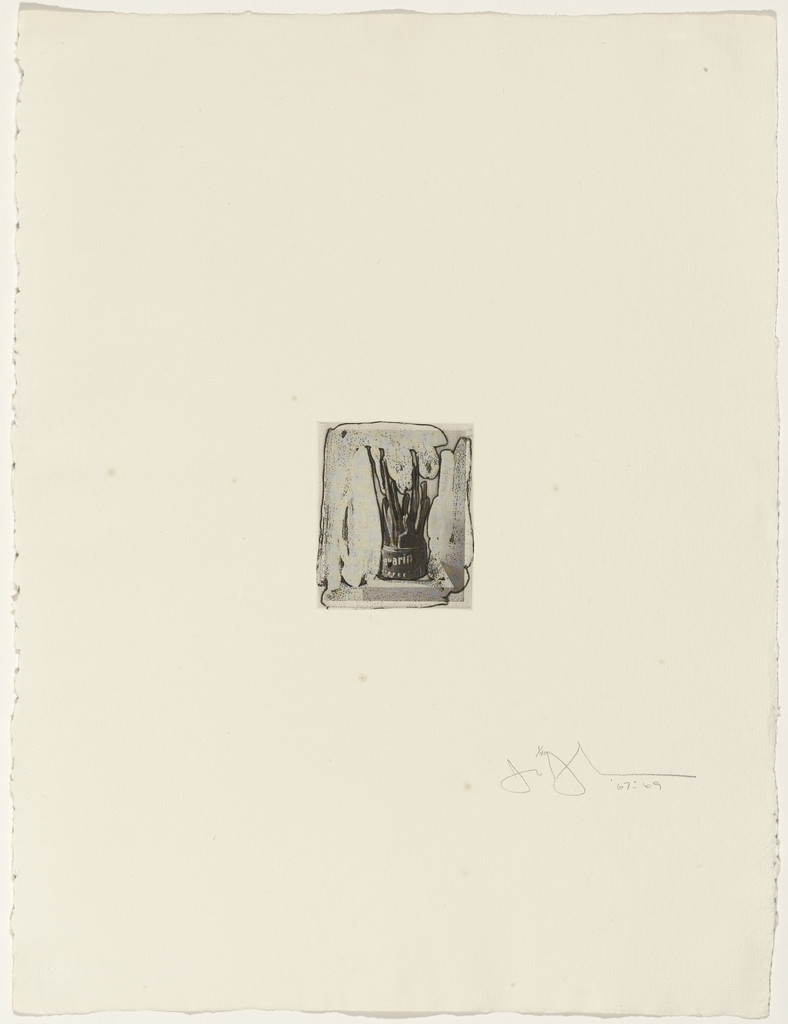 Painted Bronze from 1st Etchings-2nd State