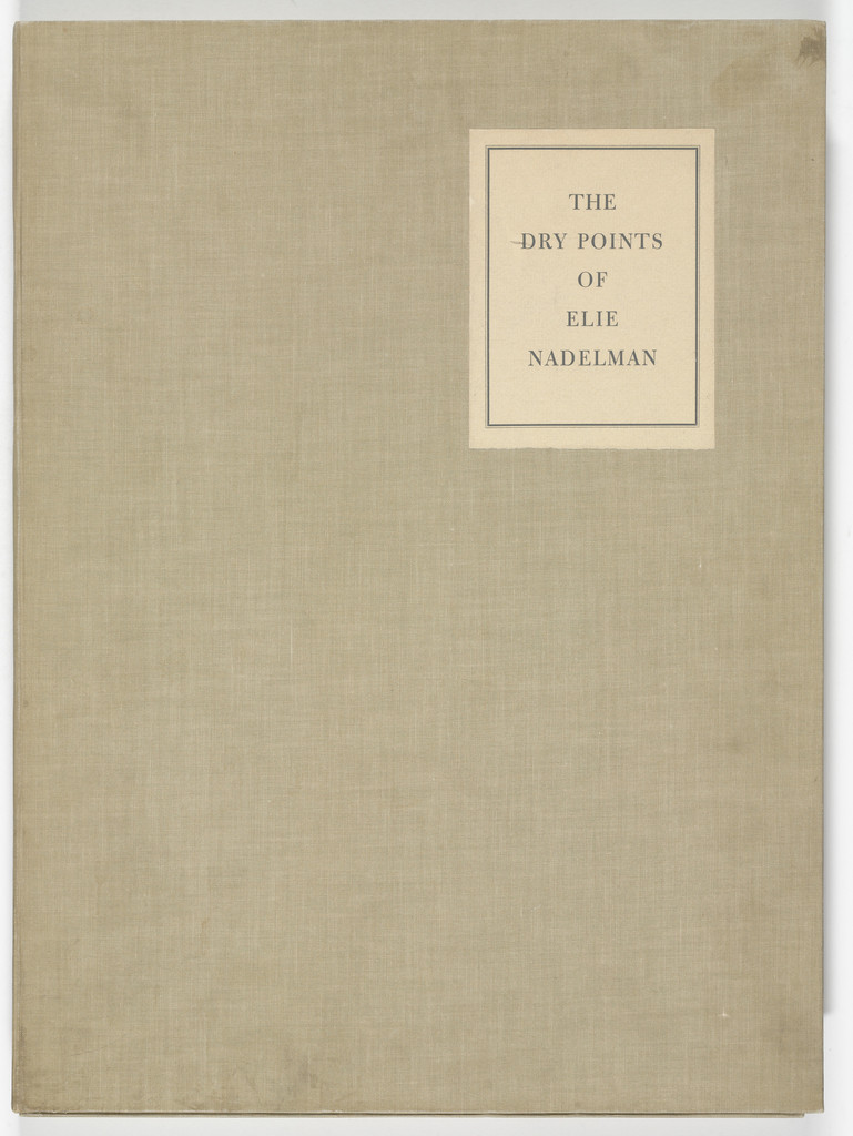 The Drypoints of Elie Nadelman