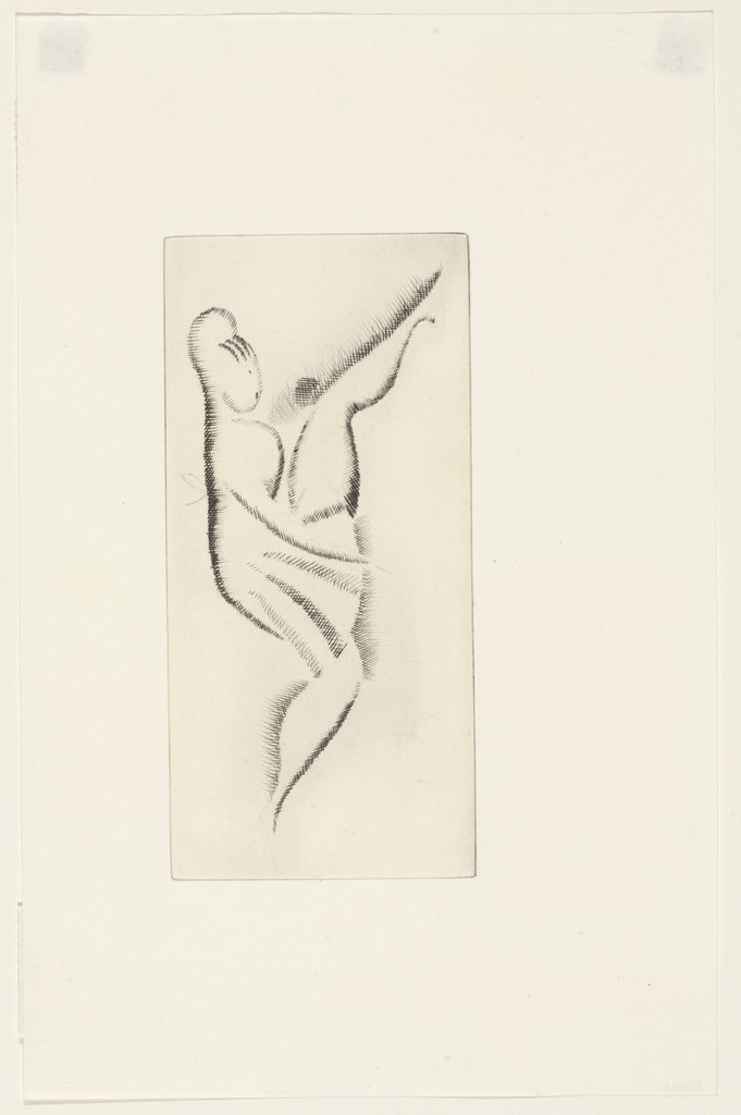 High Kicker from The Drypoints of Elie Nadelman