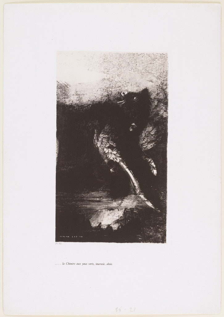 . . . The Chimera with Green Eyes Turns, Bays (. . . La Chimère aux yeux verts tournoie, aboie) from The Temptation of Saint Anthony (La Tentation de Saint-Antoine)