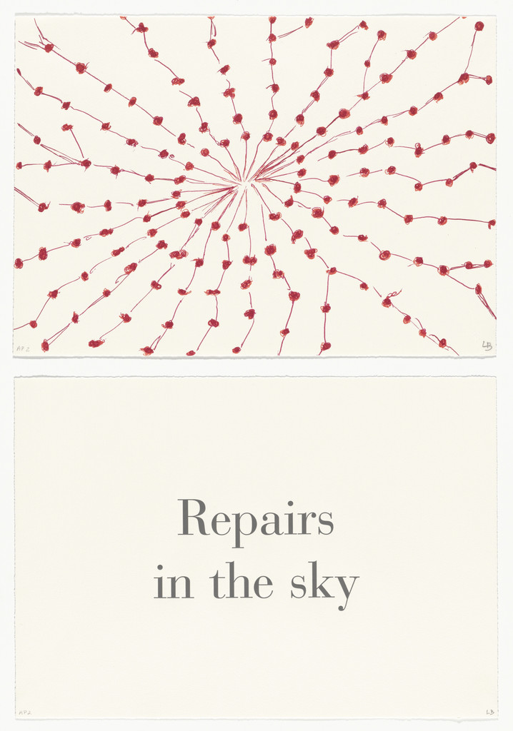 Repairs in the Sky, no. 3 of 9, from the series, What Is the Shape of This Problem?