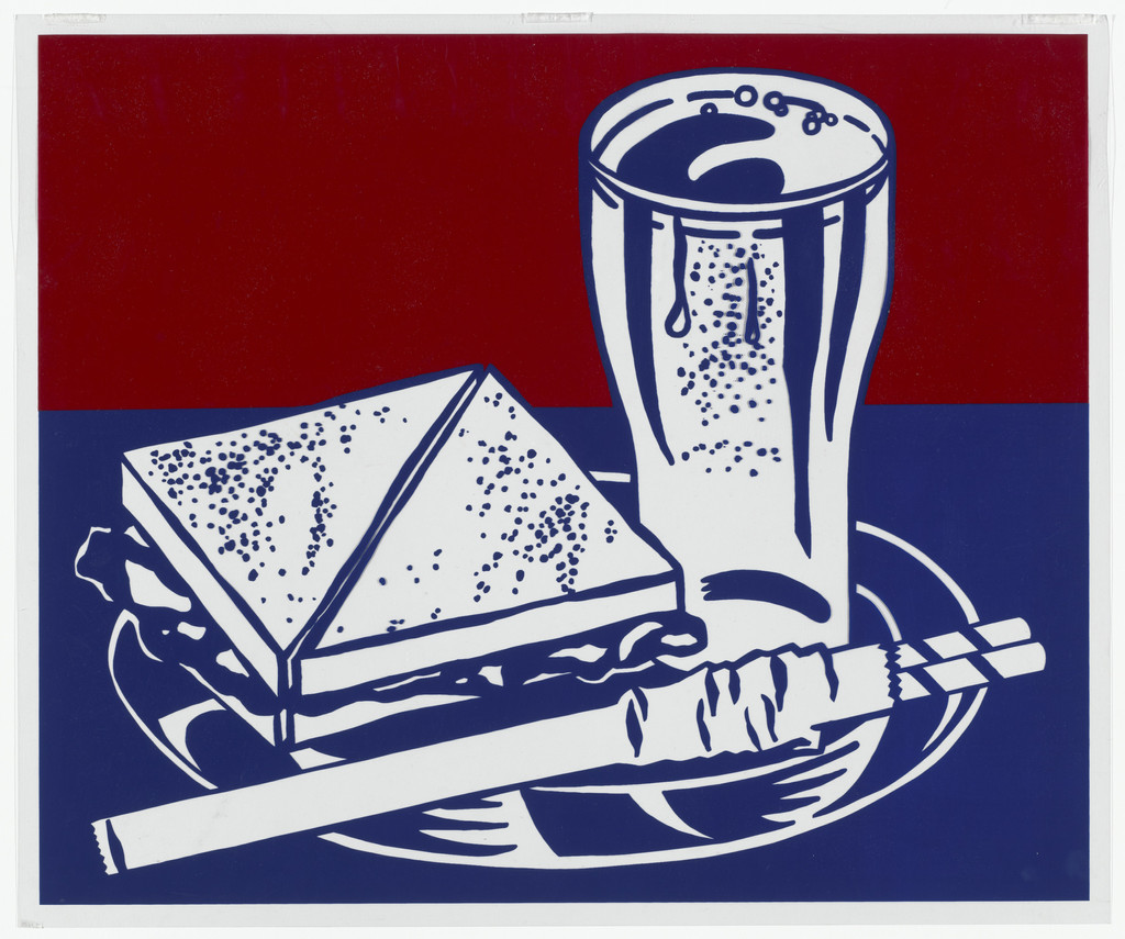 Sandwich and Soda from X + X (Ten Works by Ten Painters)