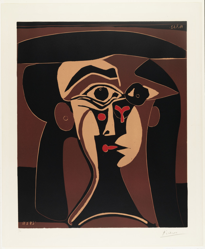 Jacqueline in Black Hat (Jacqueline au chapeau noir), state three