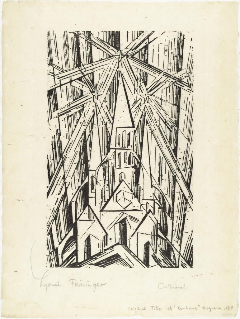 Cathedral (Kathedrale) for Program of the State Bauhaus in Weimar (Programm des Staatlichen Bauhauses in Weimar)