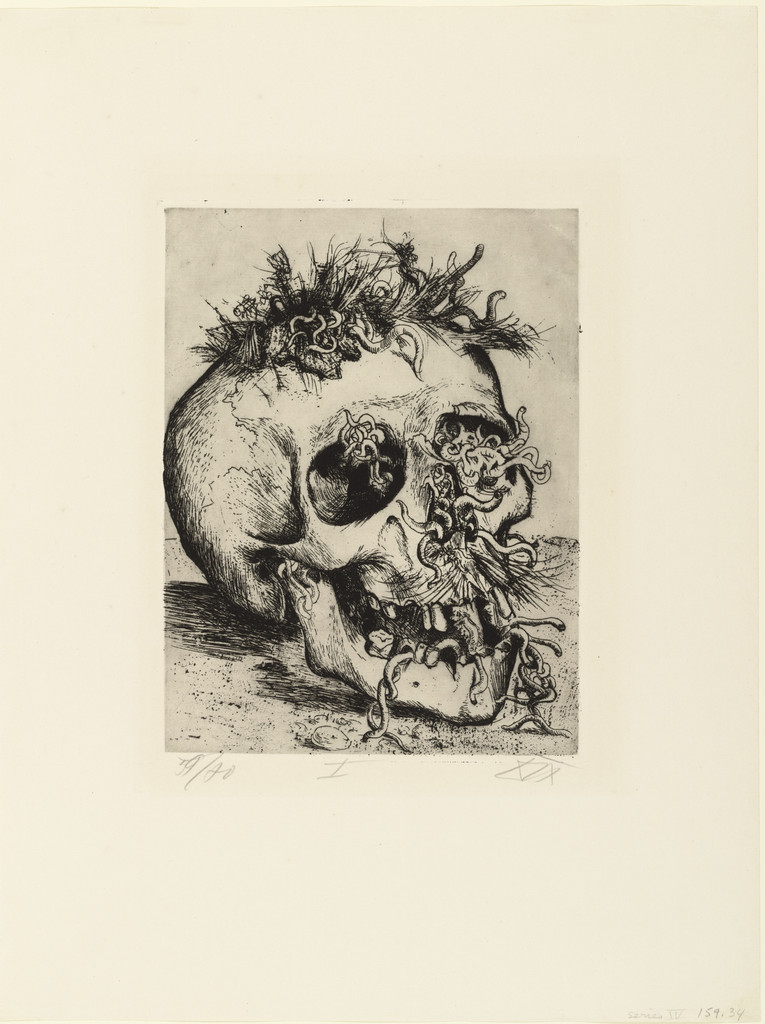Skull (Schädel) from The War (Der Krieg)