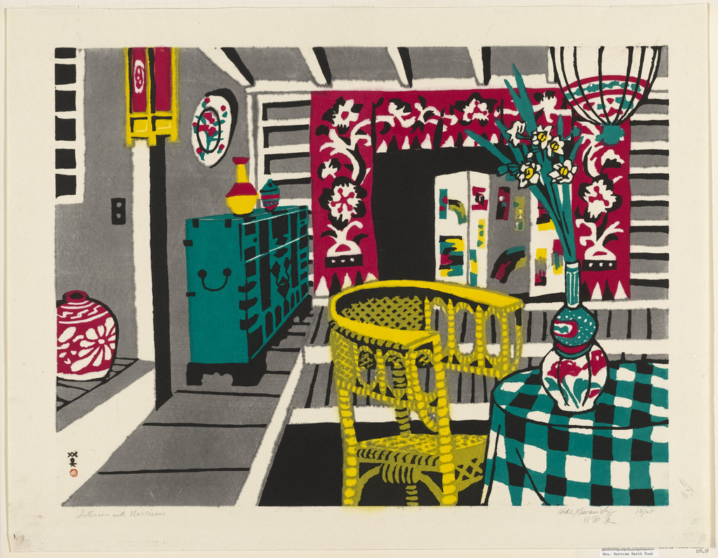 Interior with Narcissus