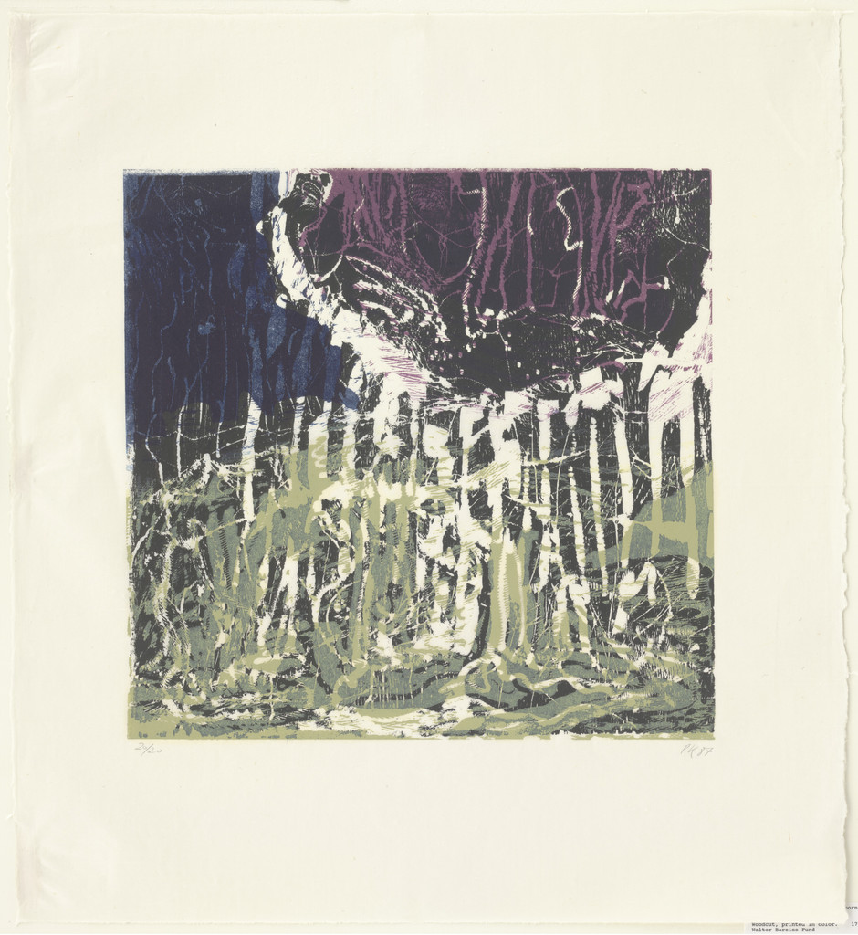 Untitled from the series Six Untitled Woodcuts