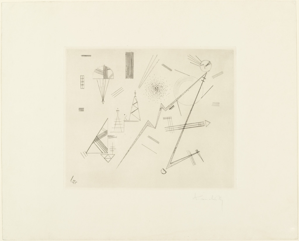 Etching for Circle of Friends of the Bauhaus (Radierung für den Kreis der Freunde des Bauhauses)