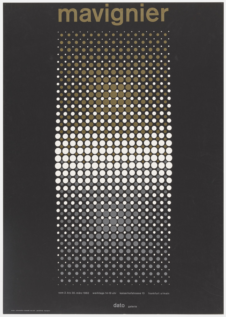Mavignier - Dato Galerie