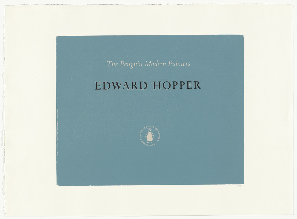 Edward Hopper from In Our Time: Covers for a Small Library After the Life for the Most Part