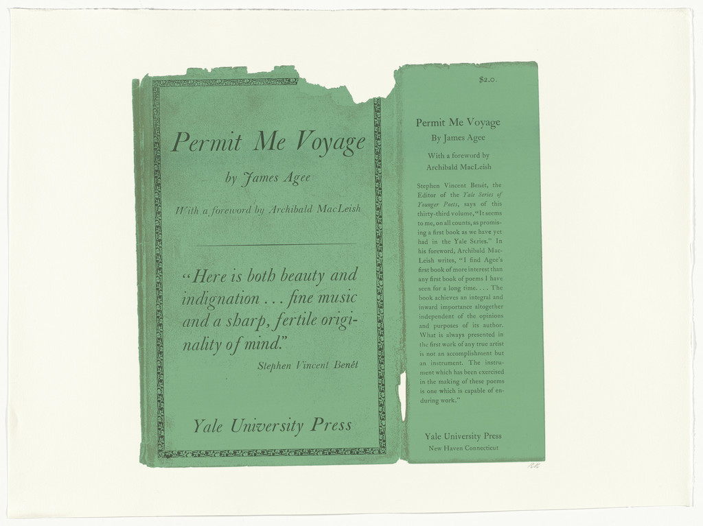 Permit Me Voyage from In Our Time: Covers for a Small Library After the Life for the Most Part