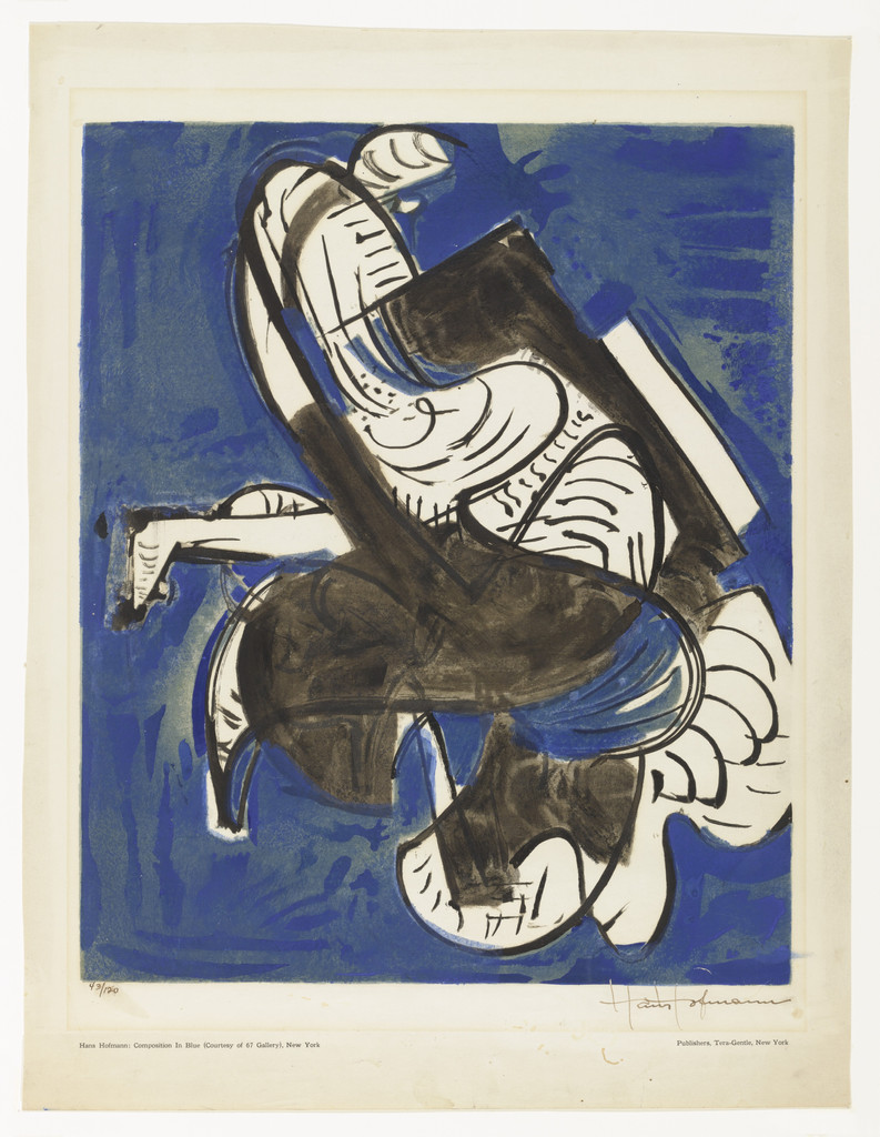 Composition in Blue