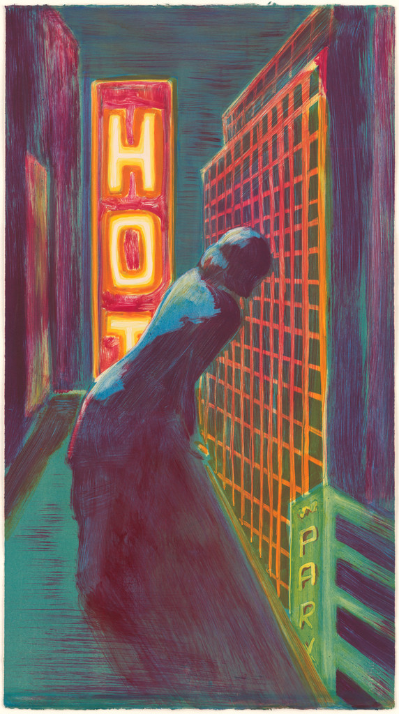 Woman on Balcony