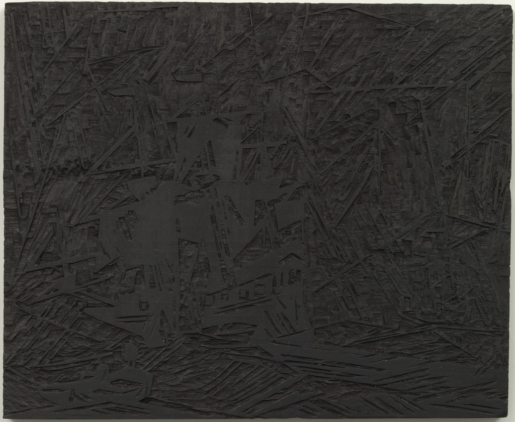 Woodblock for In the Offing (Zur Ausfahrt bereit)