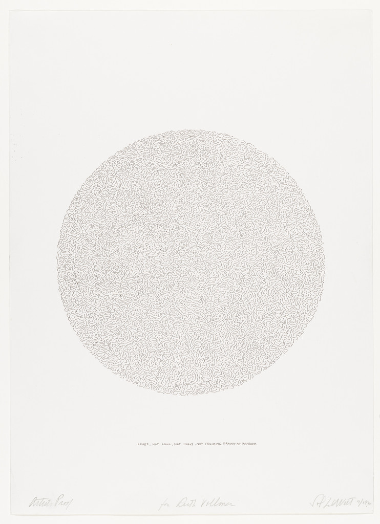 Lines, Not Long, Not Heavy, Not Touching, Drawn at Random (Circle)