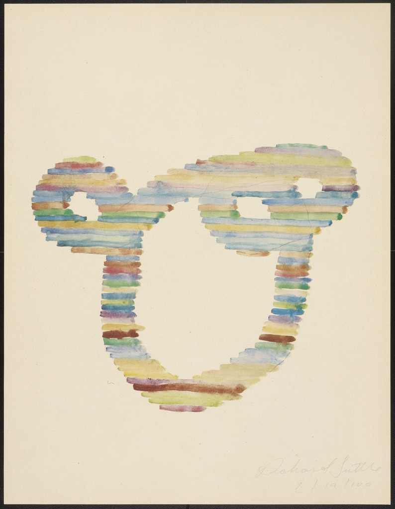 X from Stacked Color Drawings, 1971