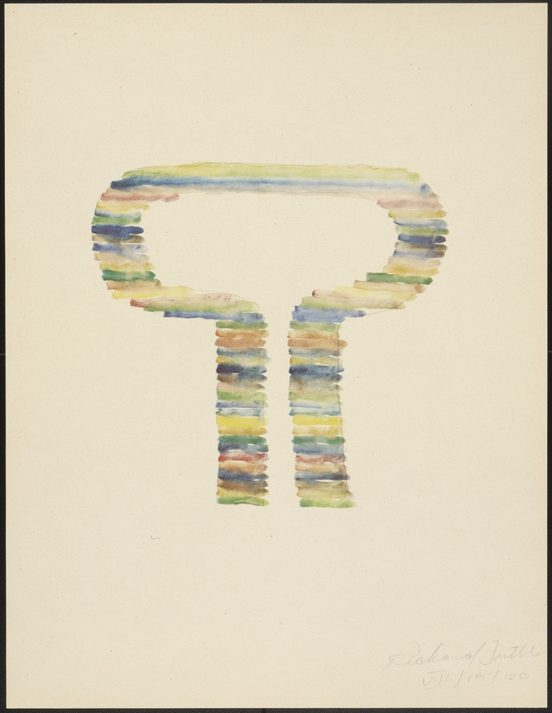 VIII from Stacked Color Drawings, 1971