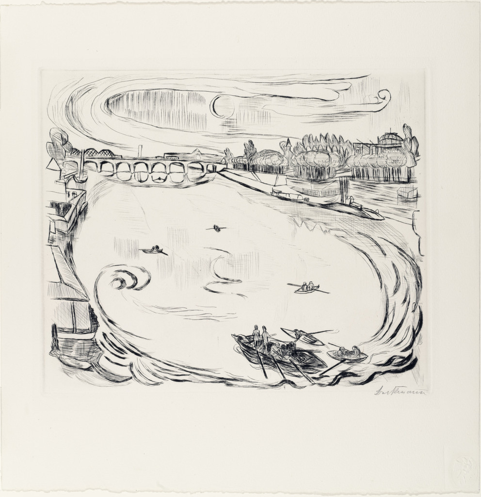 Main River Landscape (Mainlandschaft) from Faces (Gesichter)