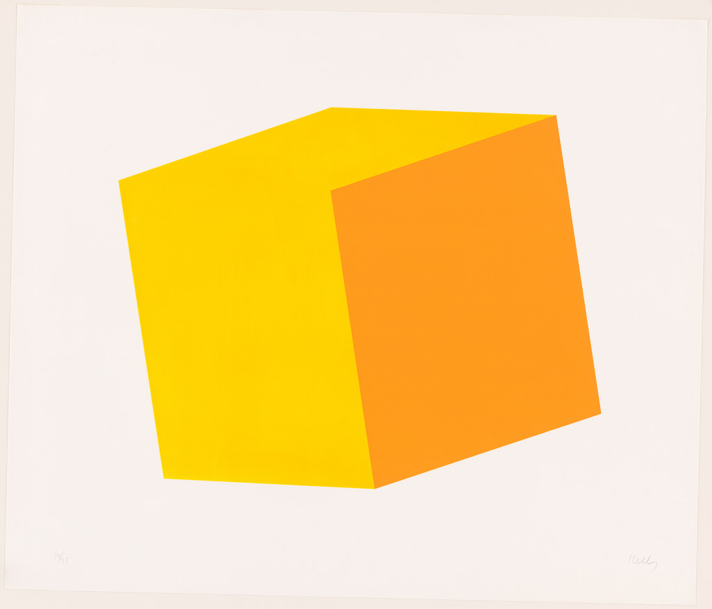 Yellow Orange from Series of Ten Lithographs