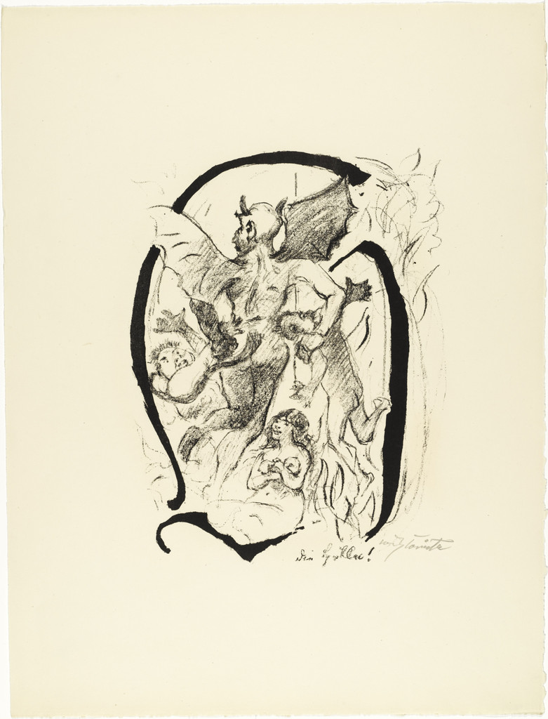 Letter H (Buchstabe H) from the illustrated book in portfolio form The ABCs (Das ABC)