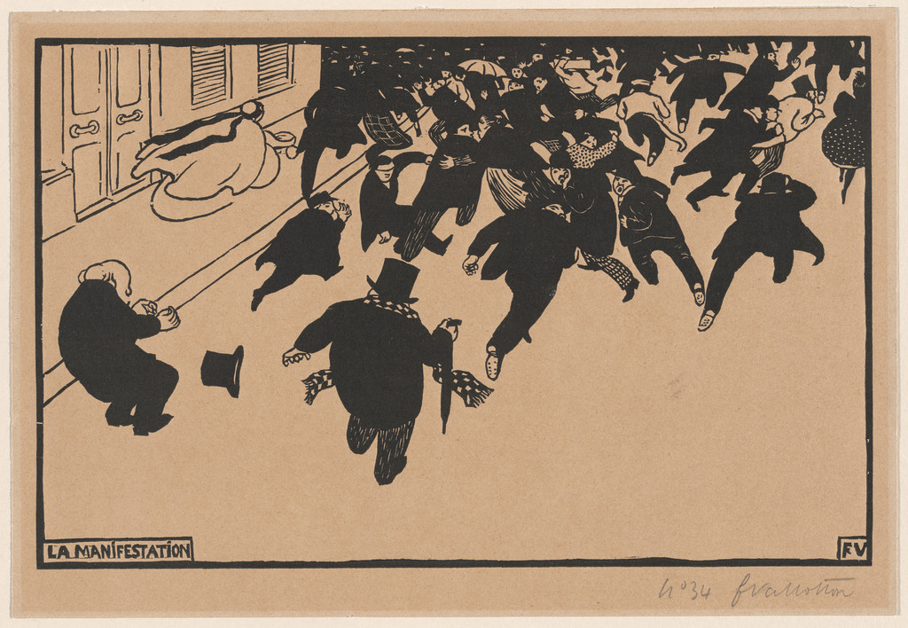 The Demonstration (La Manifestation) from The Original Print (L'Estampe originale), no. I