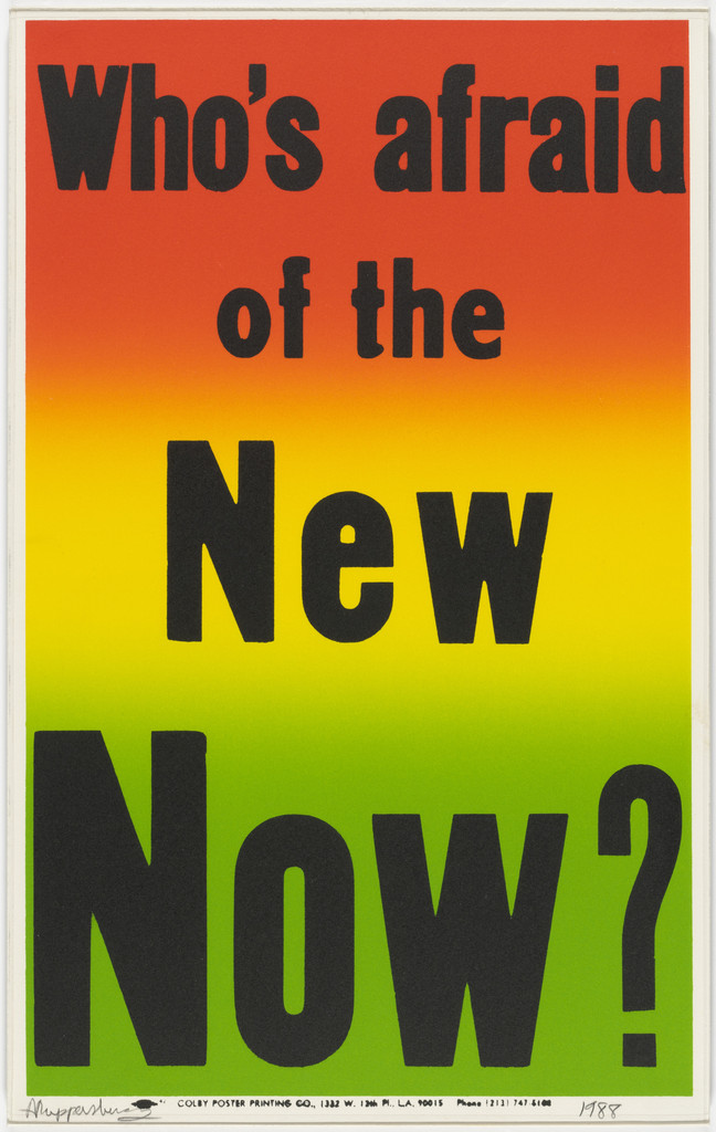 Who's Afraid of the New Now? from Preview