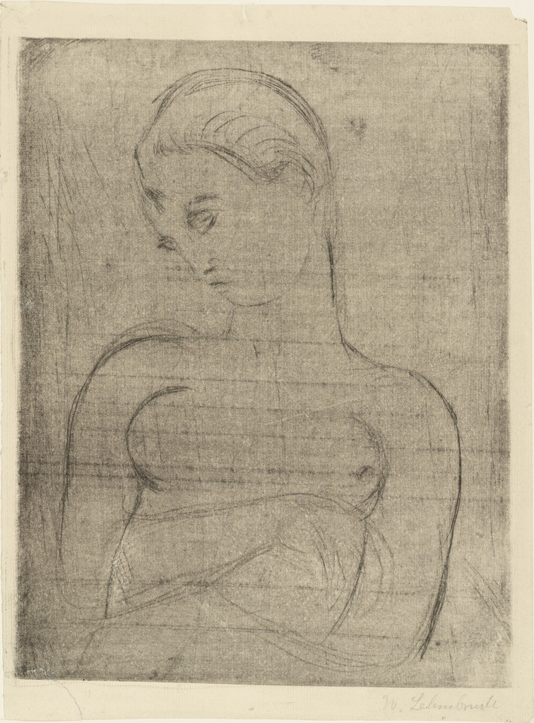 Female Torso, Tilted Head (Weiblicher Torso, Kopf geneigt)