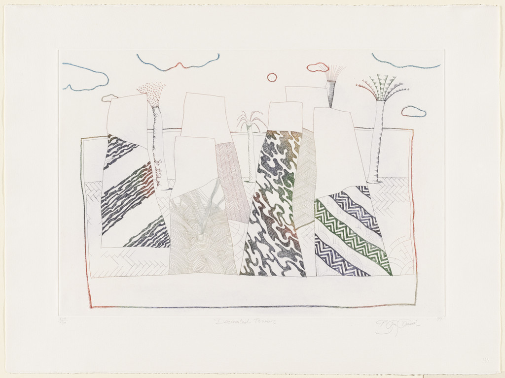 Decorated Towers from the series A Sculptor's Garden
