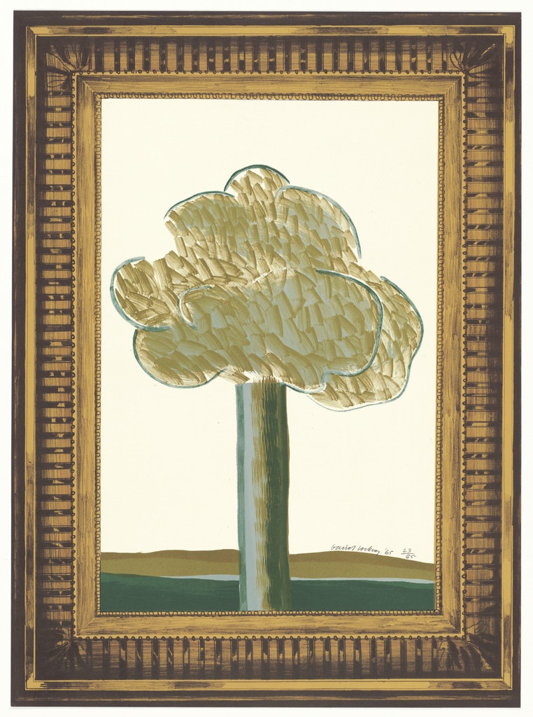 Picture of a Landscape in an Elaborate Gold Frame from A Hollywood Collection