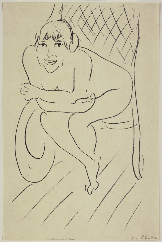 Nude in Rocking Chair (Nu au rocking chair)