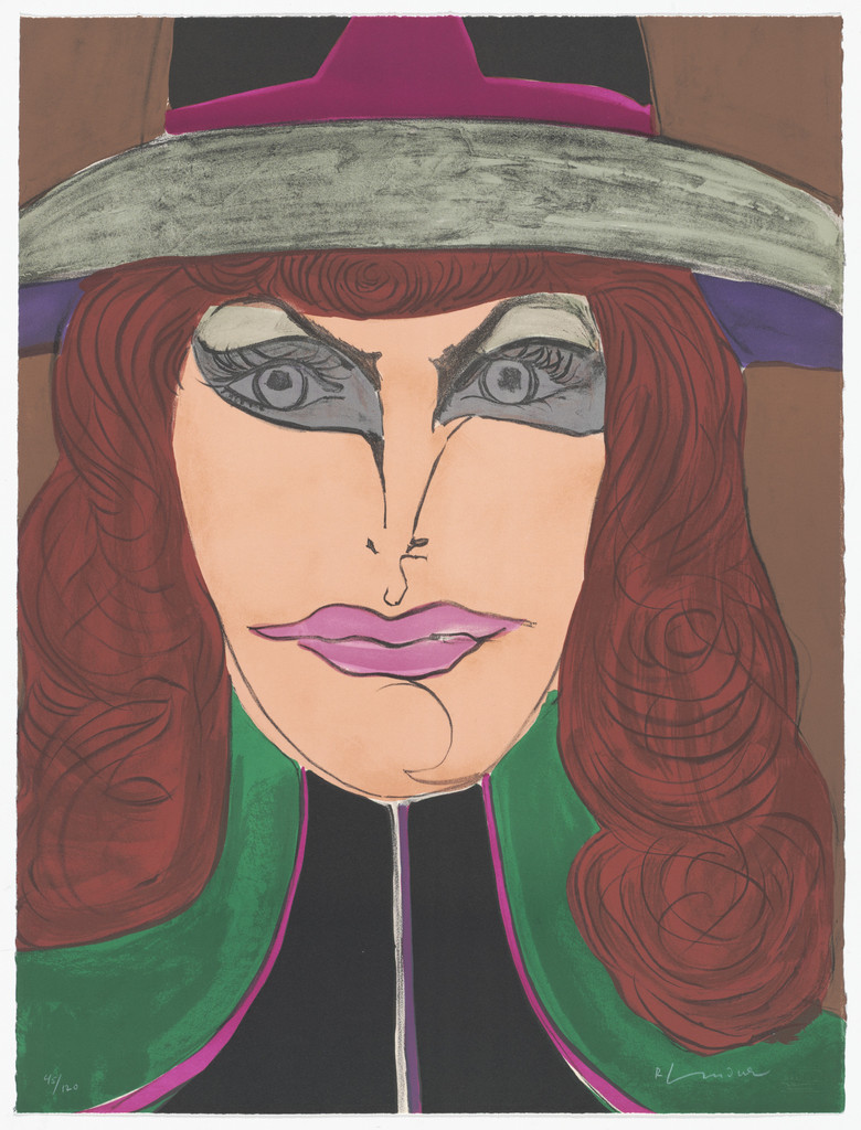 Red Head from Ten Lithographs by Ten Artists