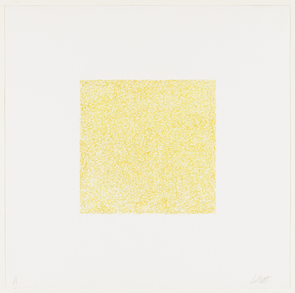 Untitled from Scribbles printed in four directions using four colors