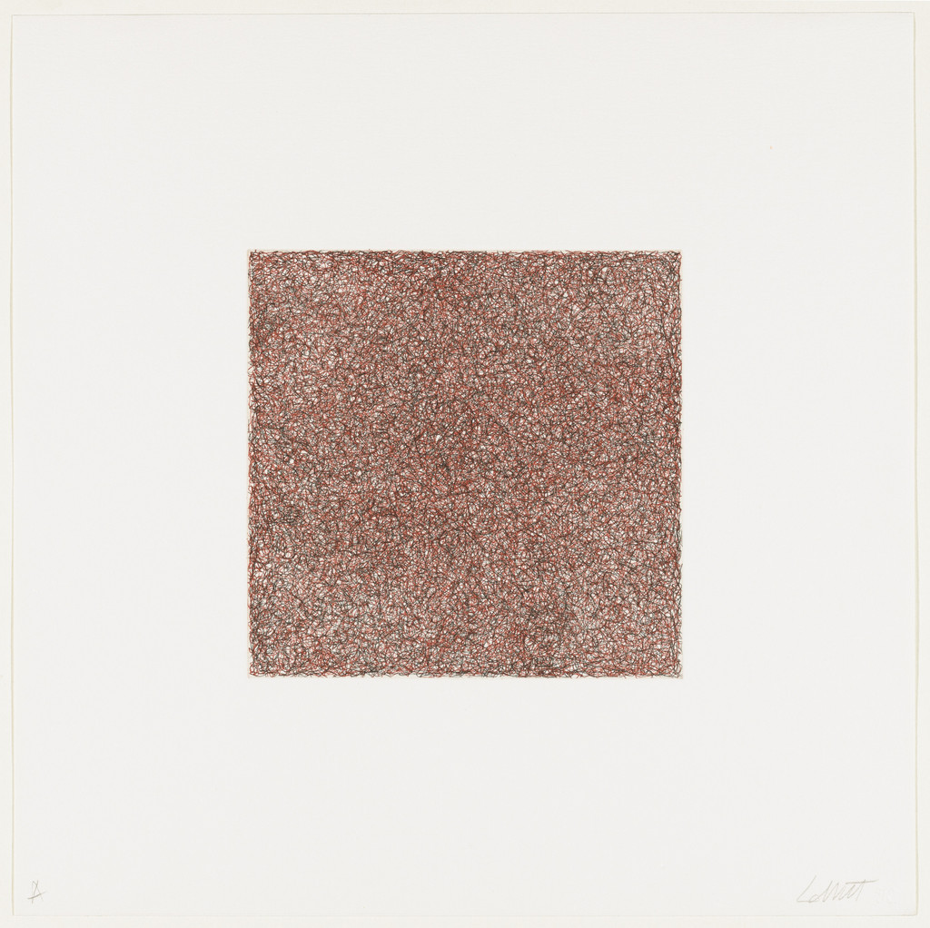Untitled from Scribbles printed in four directions using four colors