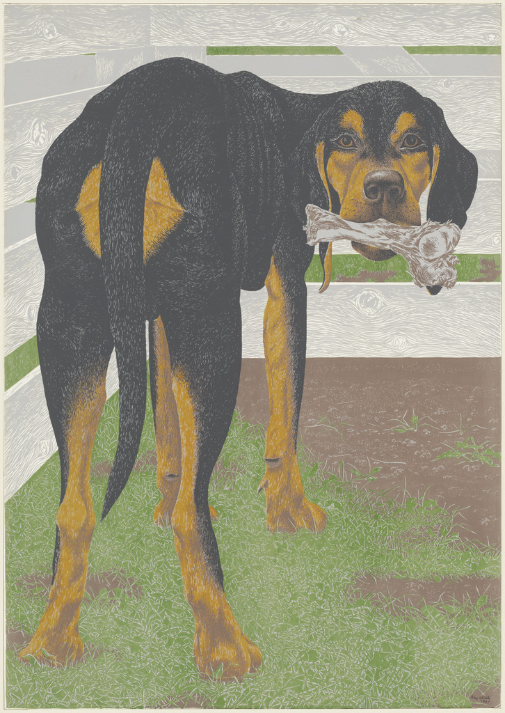 Dog with Bone