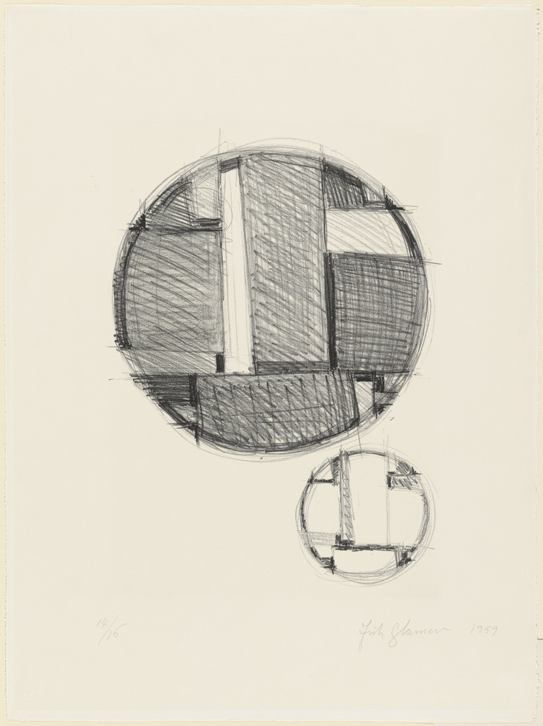 Drawing for Tondo in Two Variations