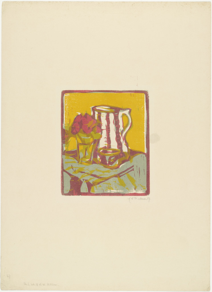 Still Life (Stilleben) from the portfolio Brücke 1908
