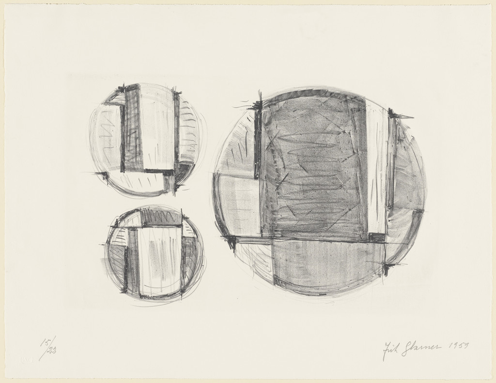 Drawing for Tondo in Three Variations