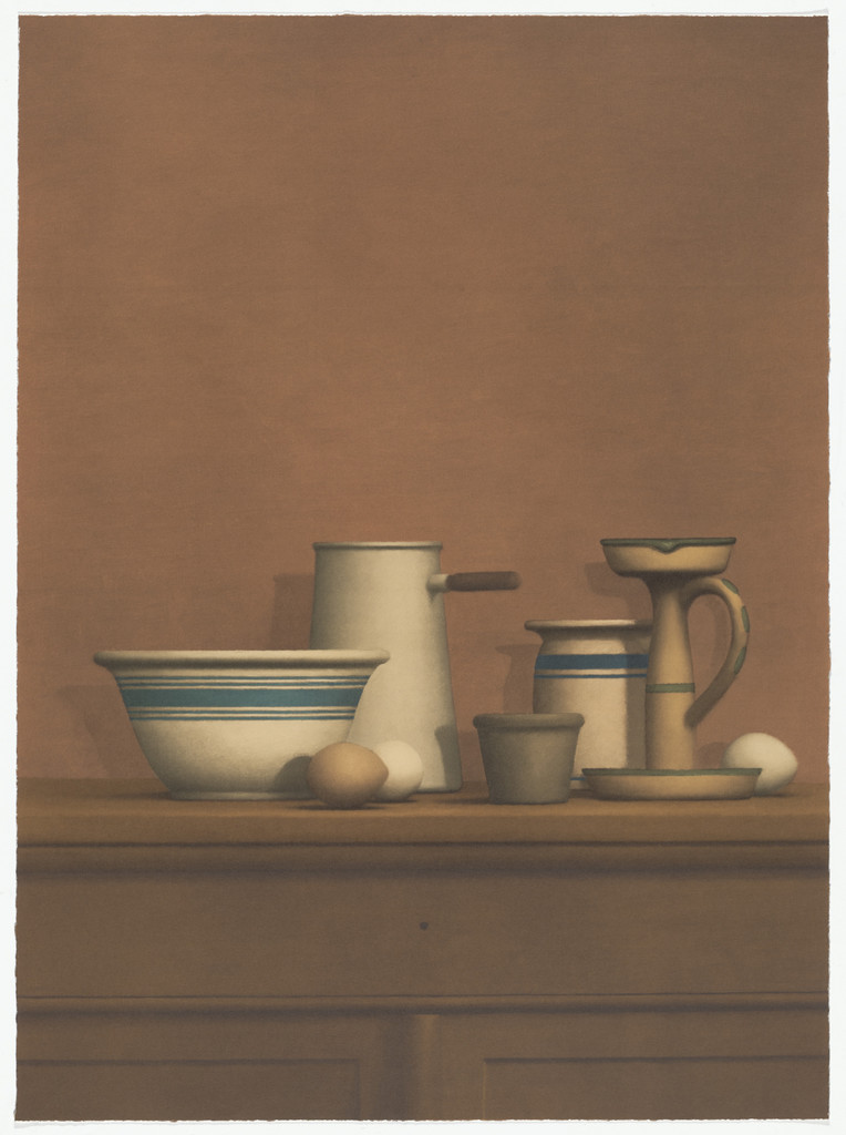 Still Life with Eggs, Candlestick and Bowl from America: The Third Century