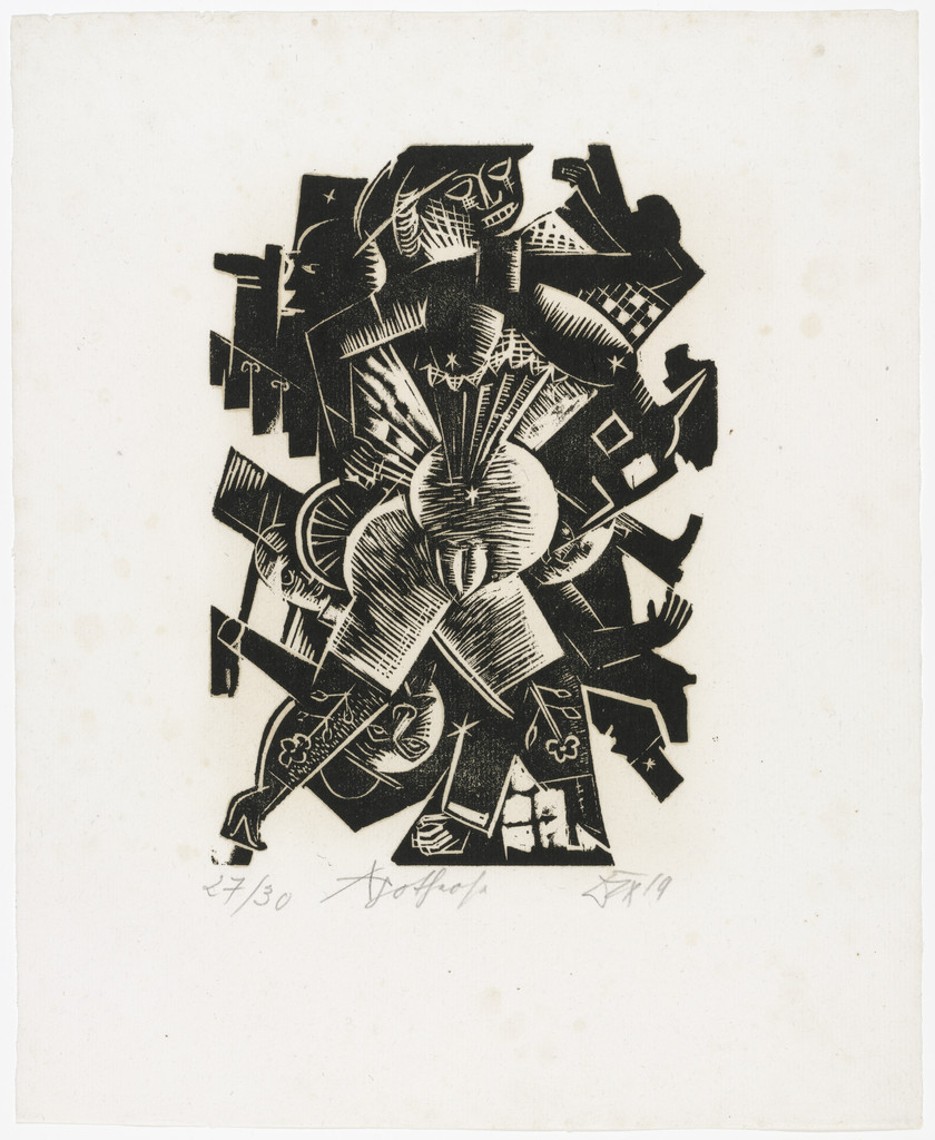 Apotheosis (Apotheose) from the portfolio Nine Woodcuts (Neun Holzschnitte)