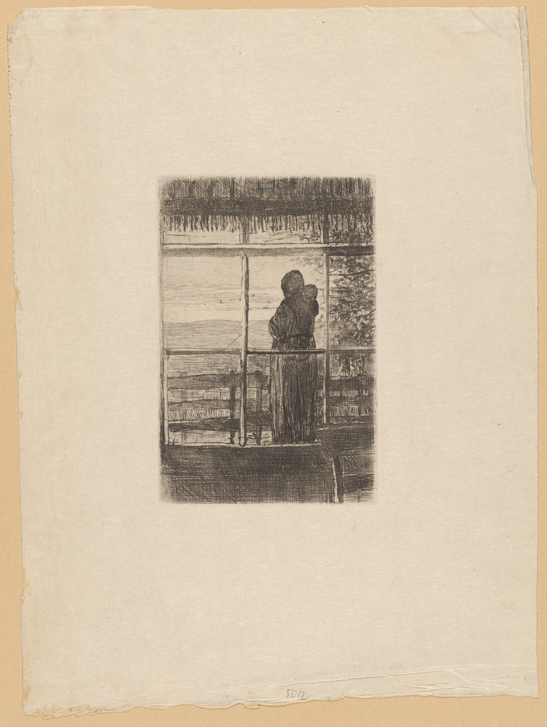 Woman with Child, Waiting