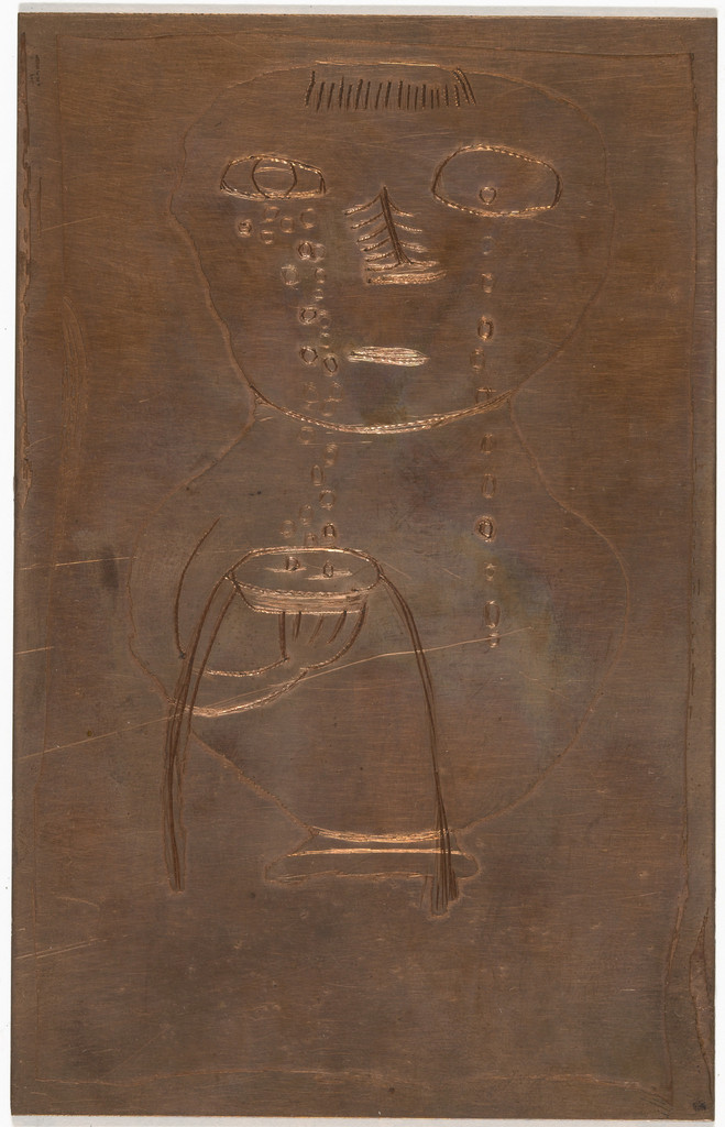 Untitled (Copper Plate for Vase of Tears)