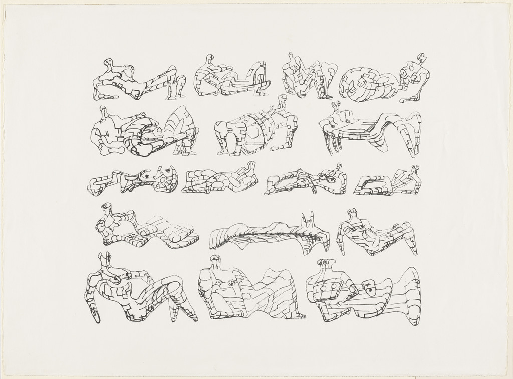 Seventeen Reclining Figures